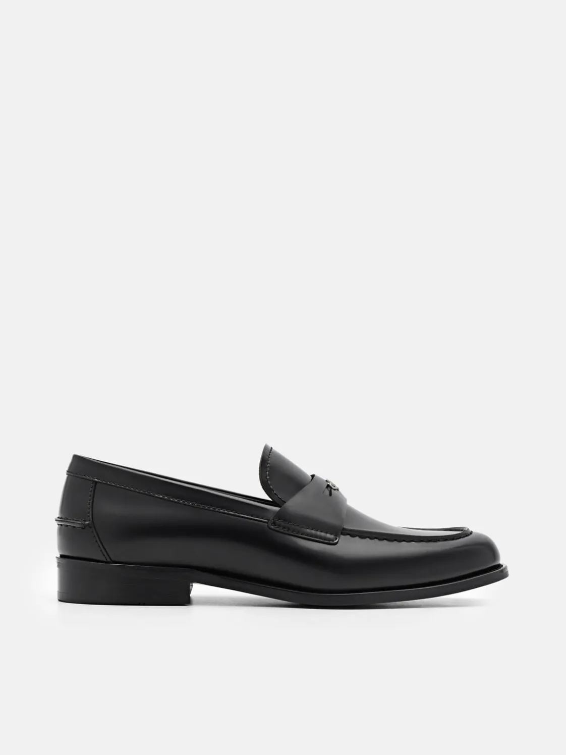 Mackenzie Leather Penny Loafers - Black