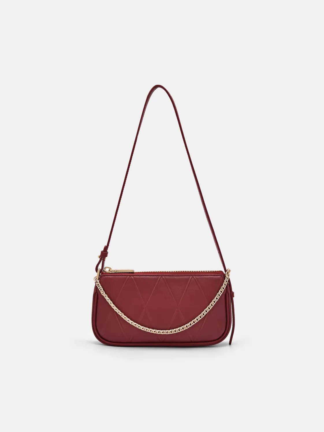 Maddy Leather Pouch - Wine