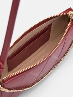 Maddy Leather Pouch - Wine