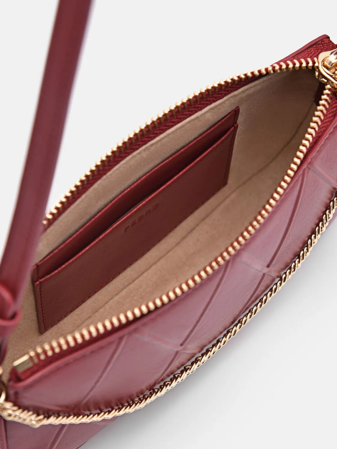 Maddy Leather Pouch - Wine