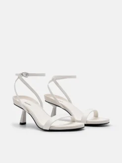 Maika Heel Sandals - Chalk