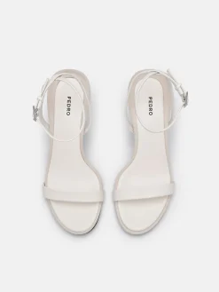 Maika Heel Sandals - Chalk