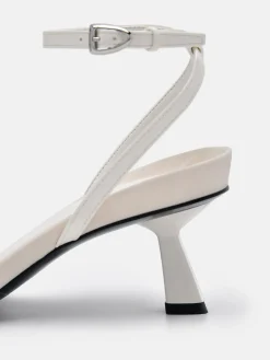 Maika Heel Sandals - Chalk