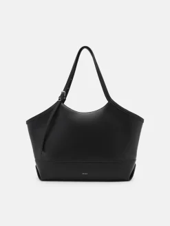 Melka Oversized Tote Bag - Black