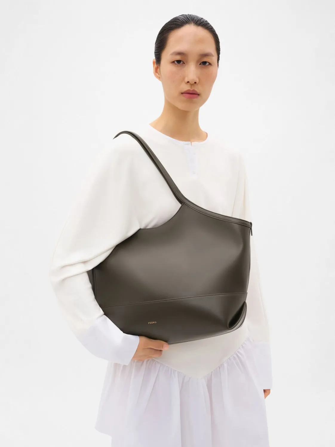 Melka Oversized Tote Bag - Olive