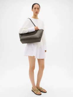Melka Oversized Tote Bag - Olive