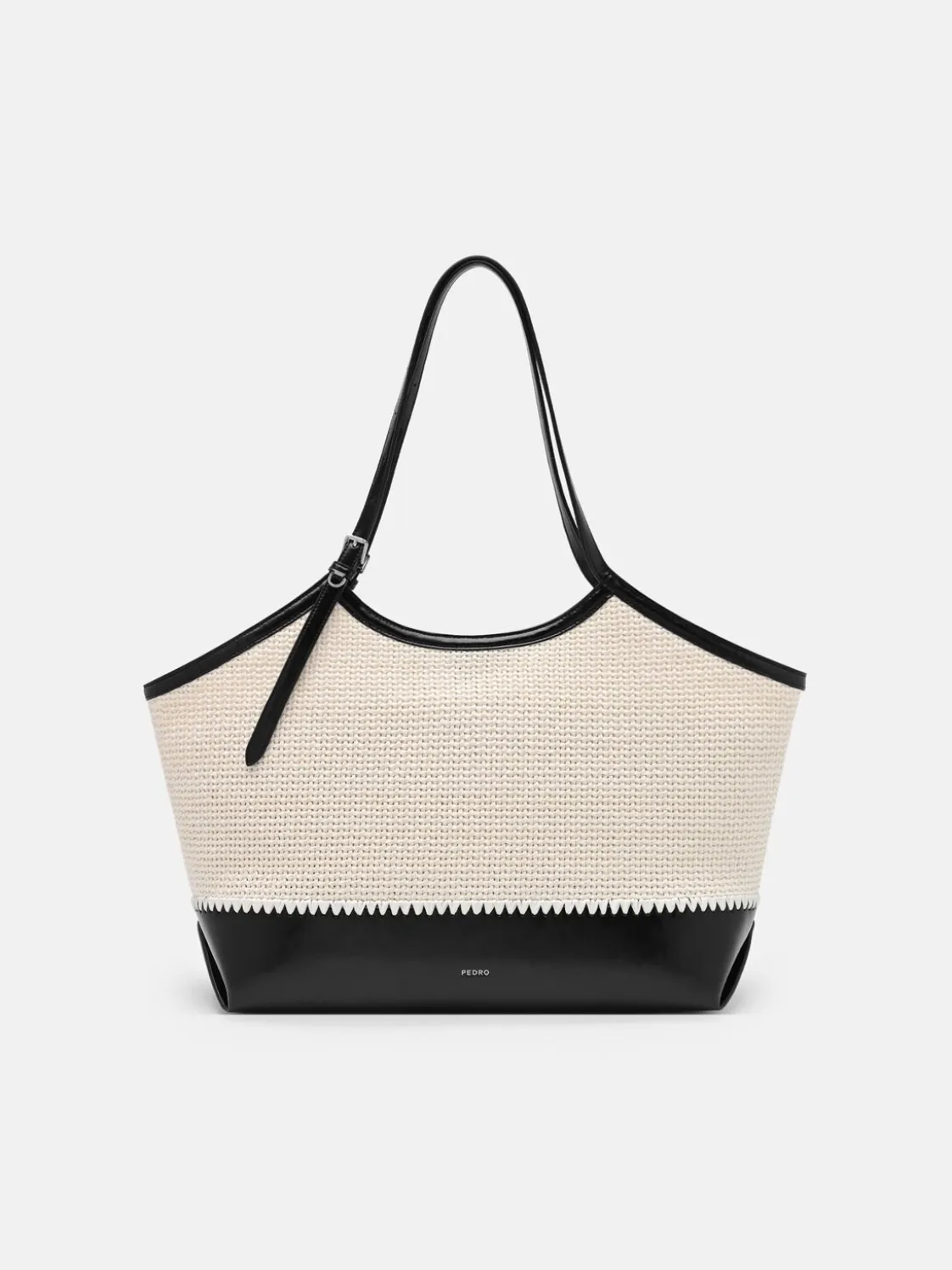 Melka Raffia Oversized Tote Bag - Chalk Raffia