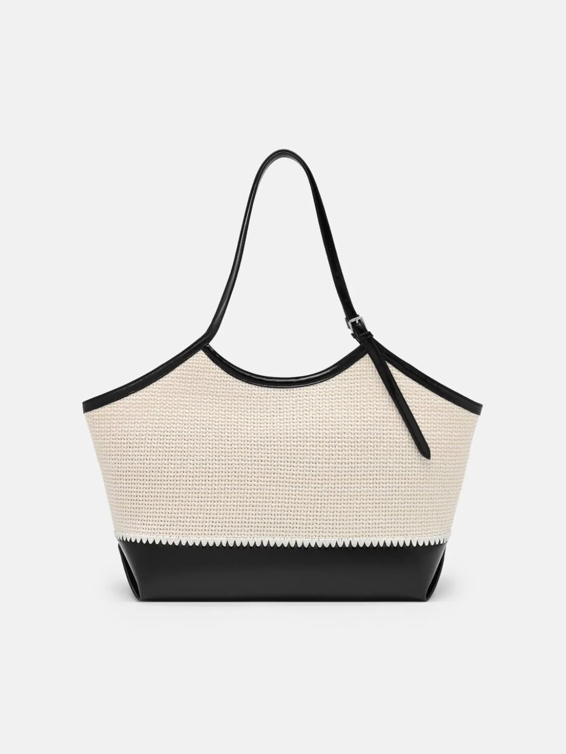 Melka Raffia Oversized Tote Bag - Chalk Raffia