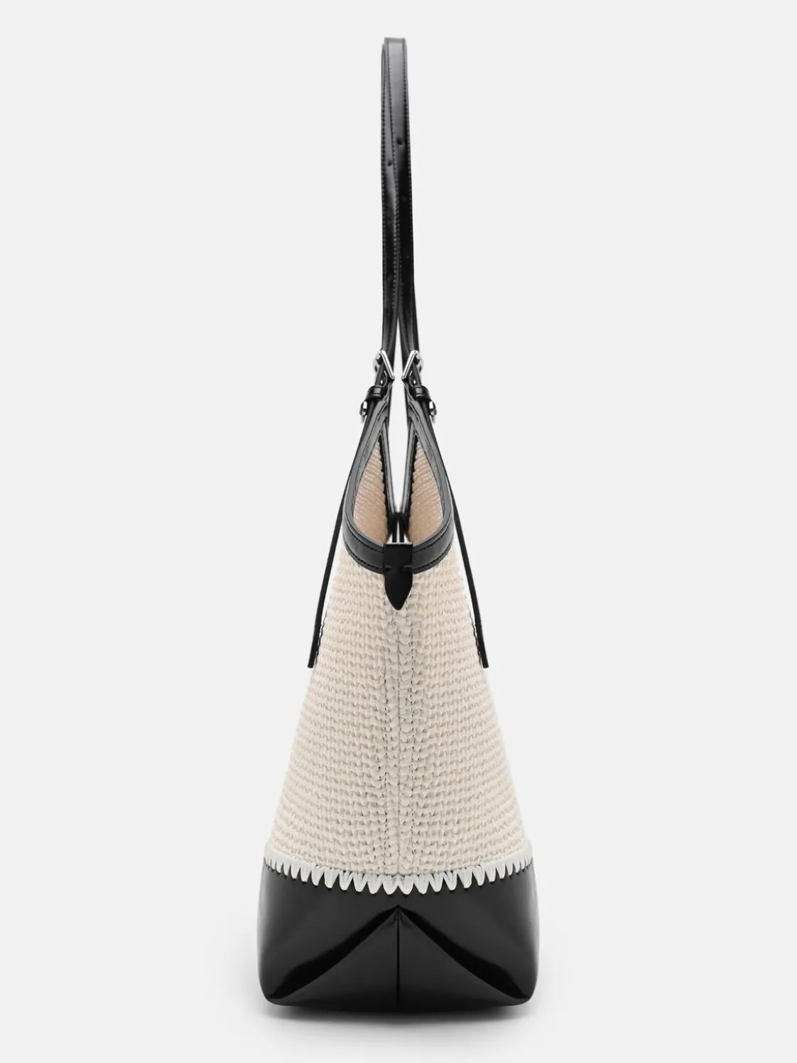 Melka Raffia Oversized Tote Bag - Chalk Raffia