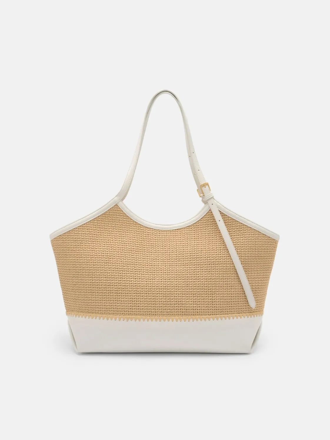 Melka Raffia Oversized Tote Bag - Natural Raffia