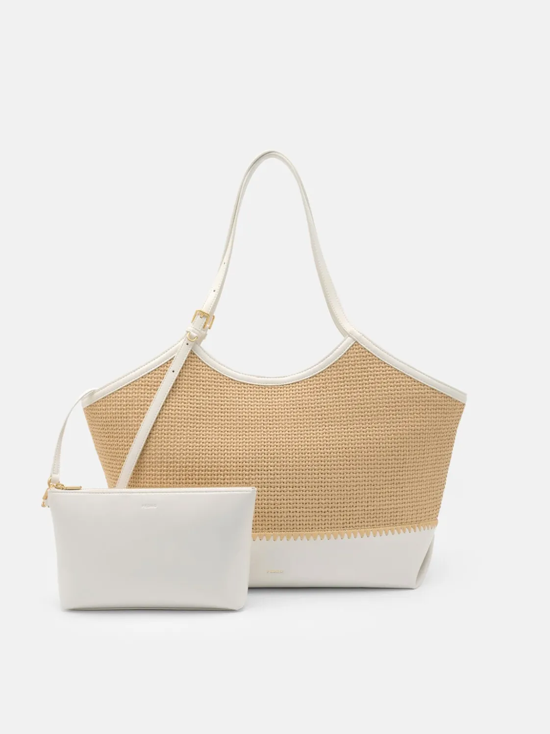 Melka Raffia Oversized Tote Bag - Natural Raffia