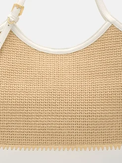 Melka Raffia Oversized Tote Bag - Natural Raffia