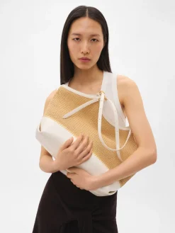 Melka Raffia Oversized Tote Bag - Natural Raffia
