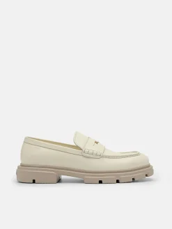 Men's Ellis Leather Loafers - Chalk