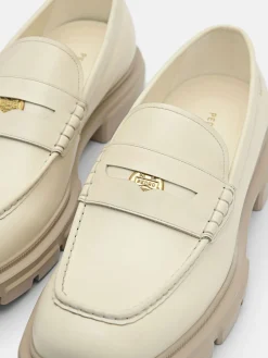 Men's Ellis Leather Loafers - Chalk
