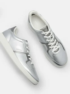 Men's Fleet Sneakers - Silver