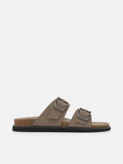Men's Helix Slide Sandals - Dark Taupe