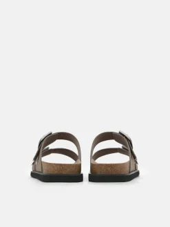Men's Helix Slide Sandals - Dark Taupe