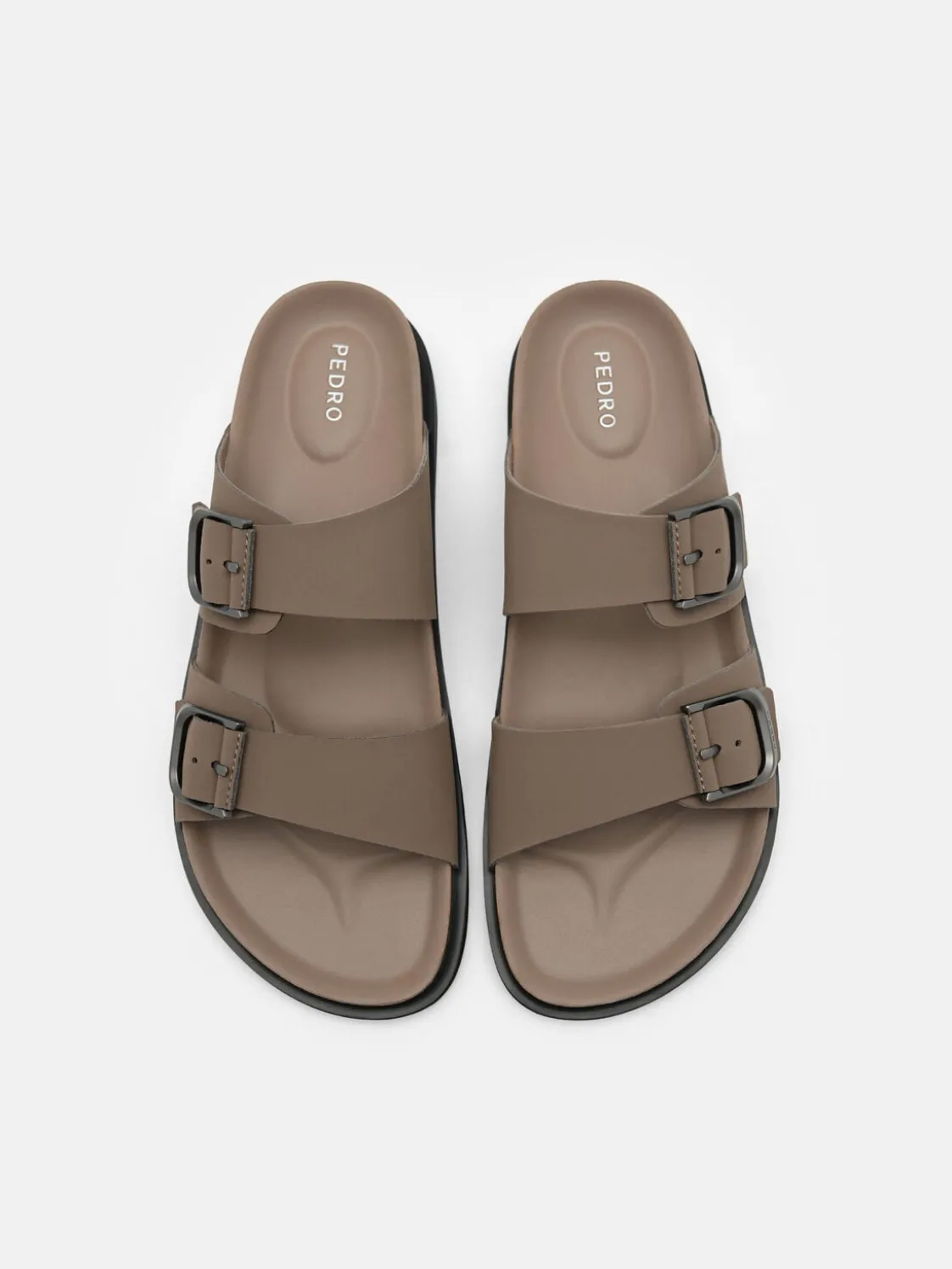 Men's Helix Slide Sandals - Dark Taupe