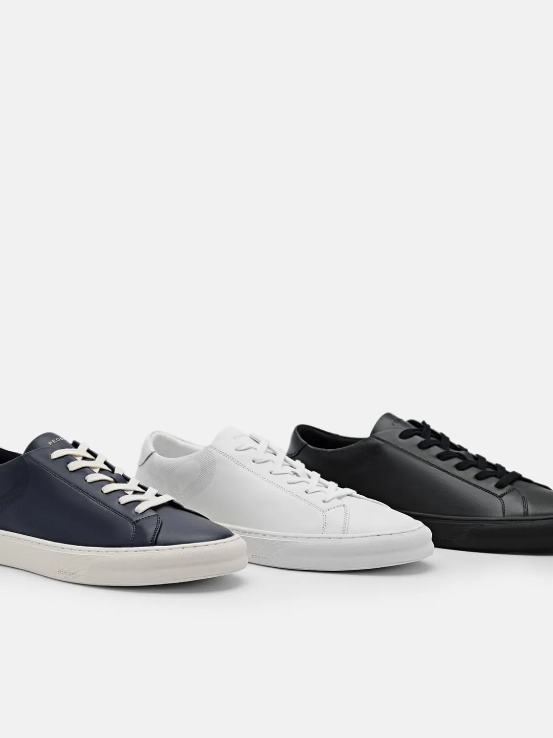 Men's Ridge Leather Sneakers - White