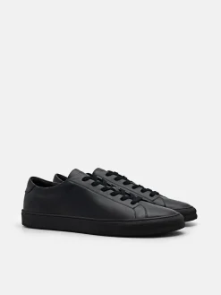 Men's Ridge Leather Sneakers - Black
