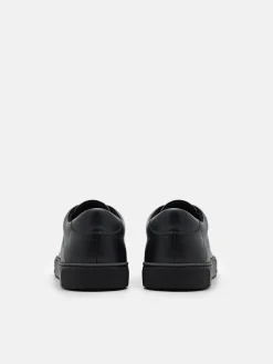 Men's Ridge Leather Sneakers - Black