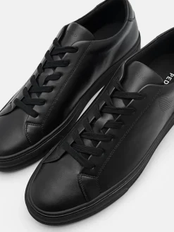 Men's Ridge Leather Sneakers - Black