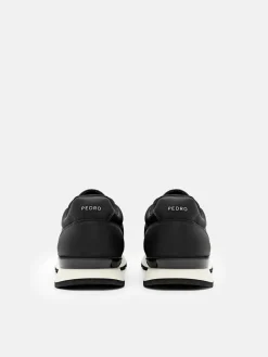 Men's Track Nylon Sneakers - Black
