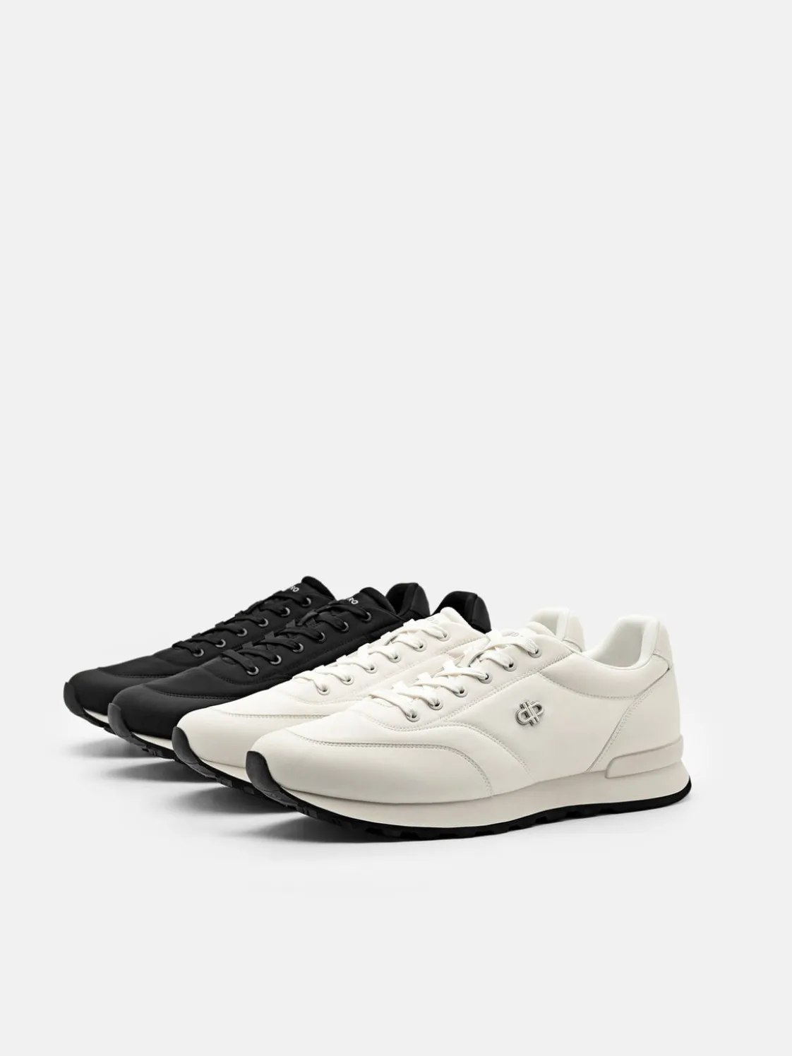 Men's Track Nylon Sneakers - Black