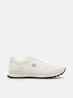 Men's Track Nylon Sneakers - White