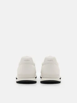 Men's Track Nylon Sneakers - White