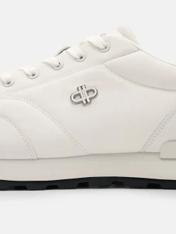 Men's Track Nylon Sneakers - White