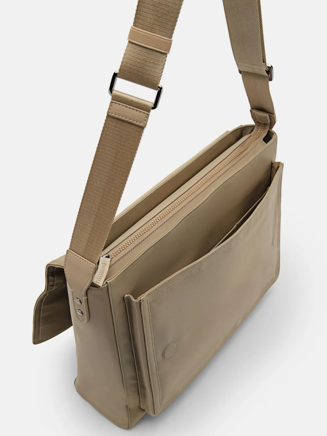 Morris Messenger Bag - Taupe