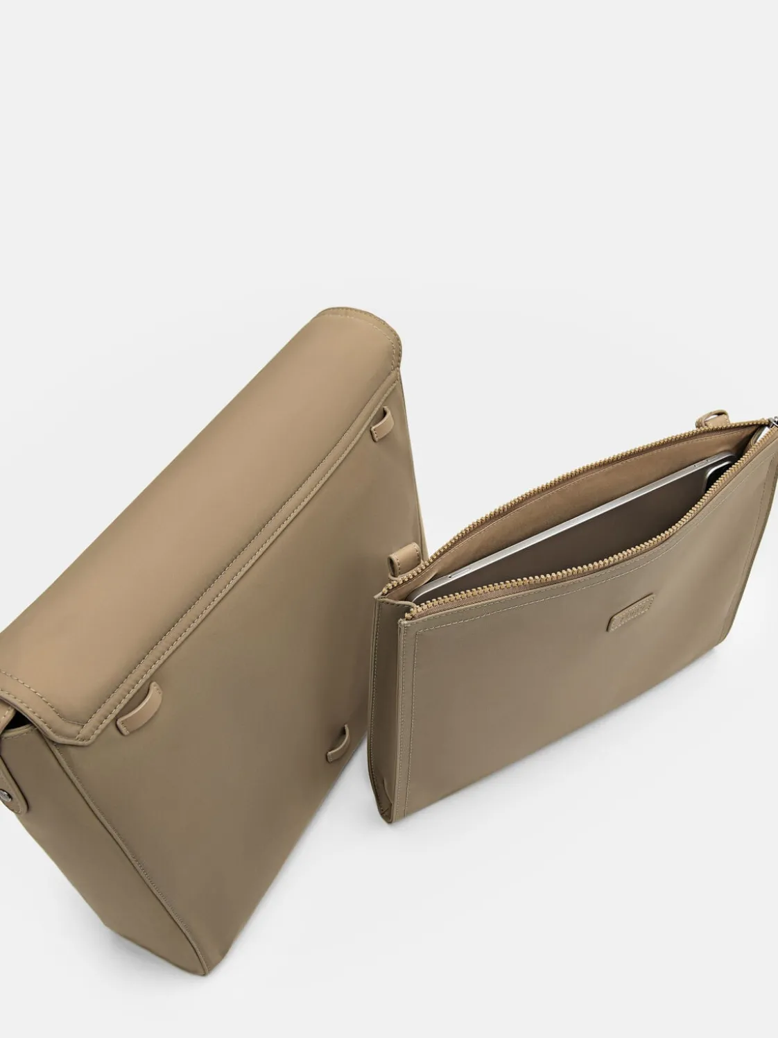 Morris Messenger Bag - Taupe