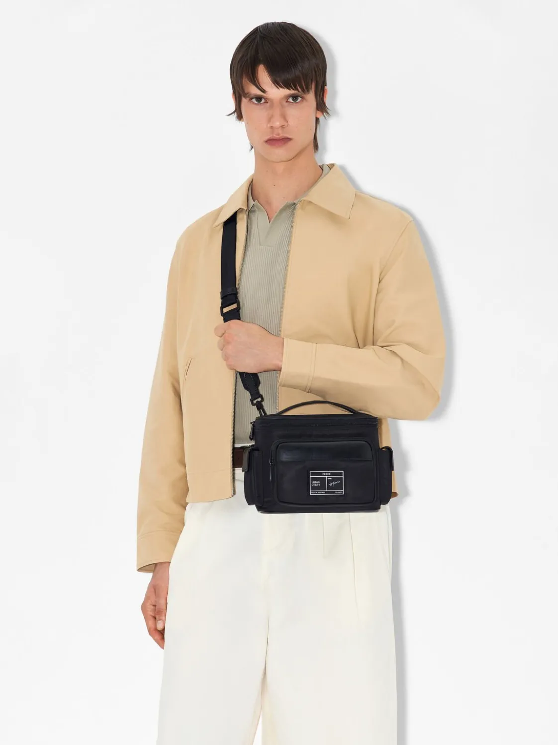 Morris Nylon Sling Bag - Black