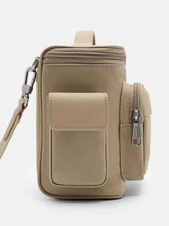 Morris Nylon Sling Bag - Taupe