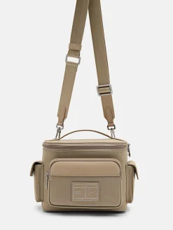 Morris Nylon Sling Bag - Taupe