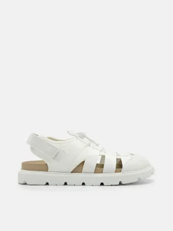 Neoprene Backstrap Sandals - Chalk