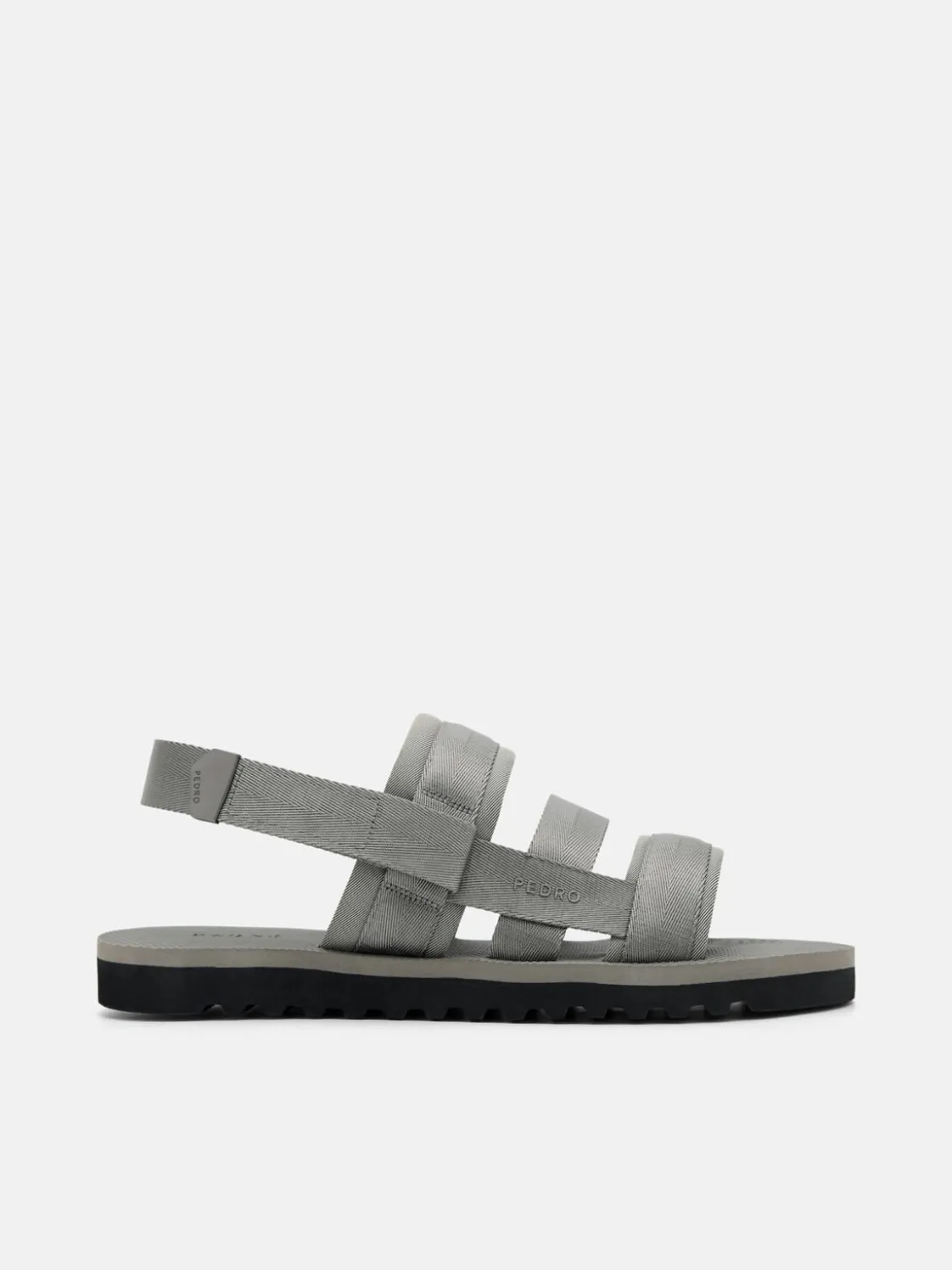 Nylon Backstrap Sandals - Grey