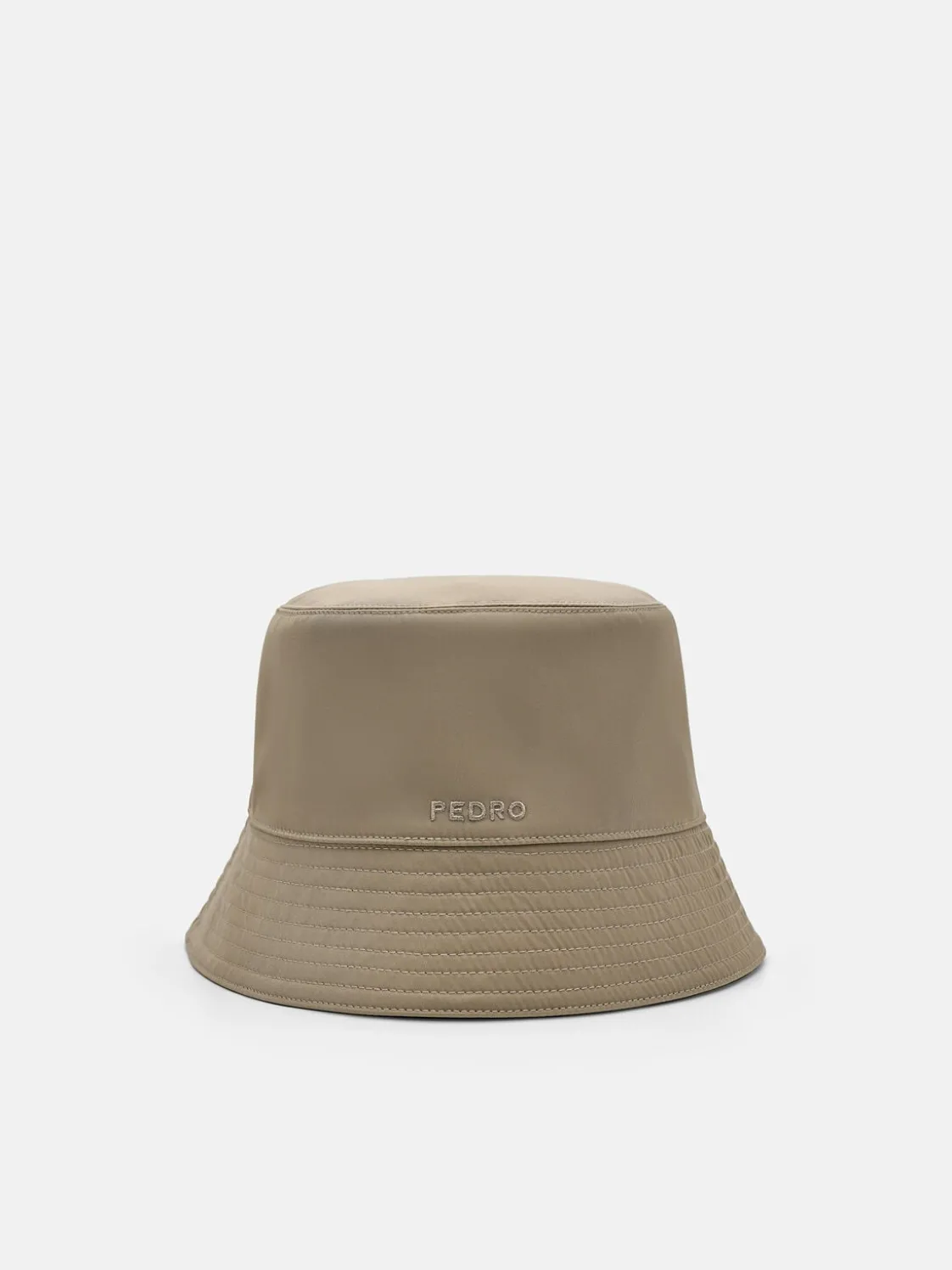 Nylon Bucket Hat - Taupe