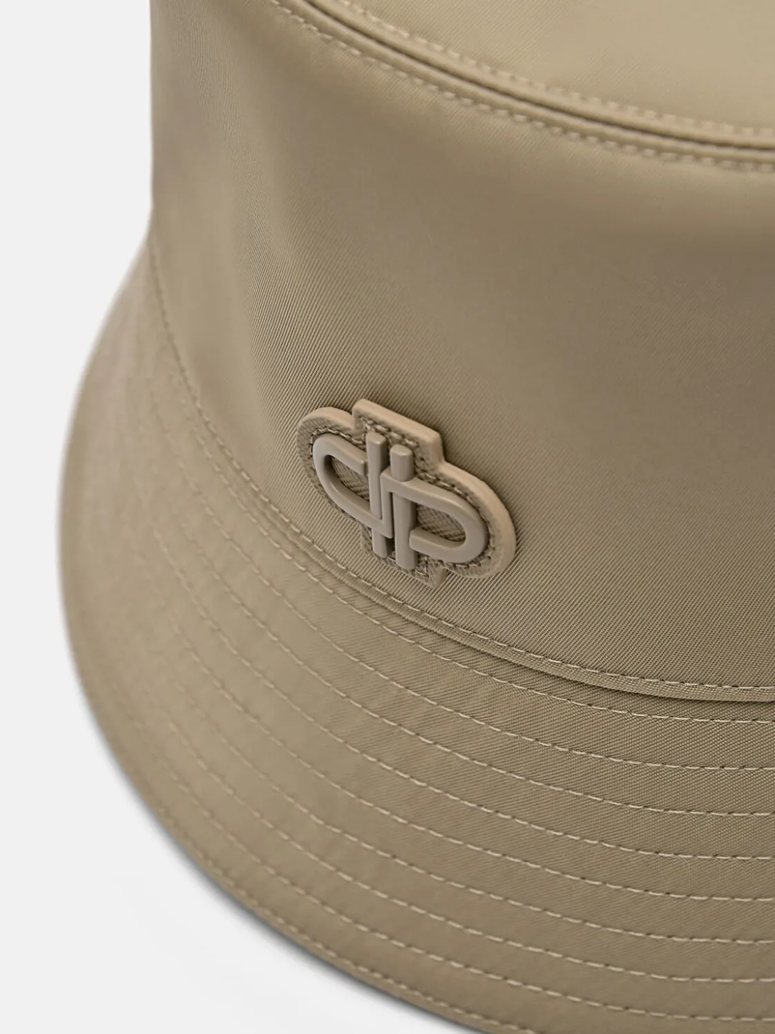 Nylon Bucket Hat - Taupe