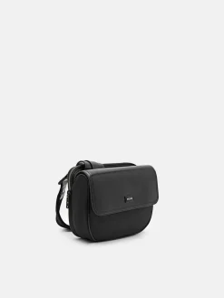 Nylon Crossbody Pouch - Black