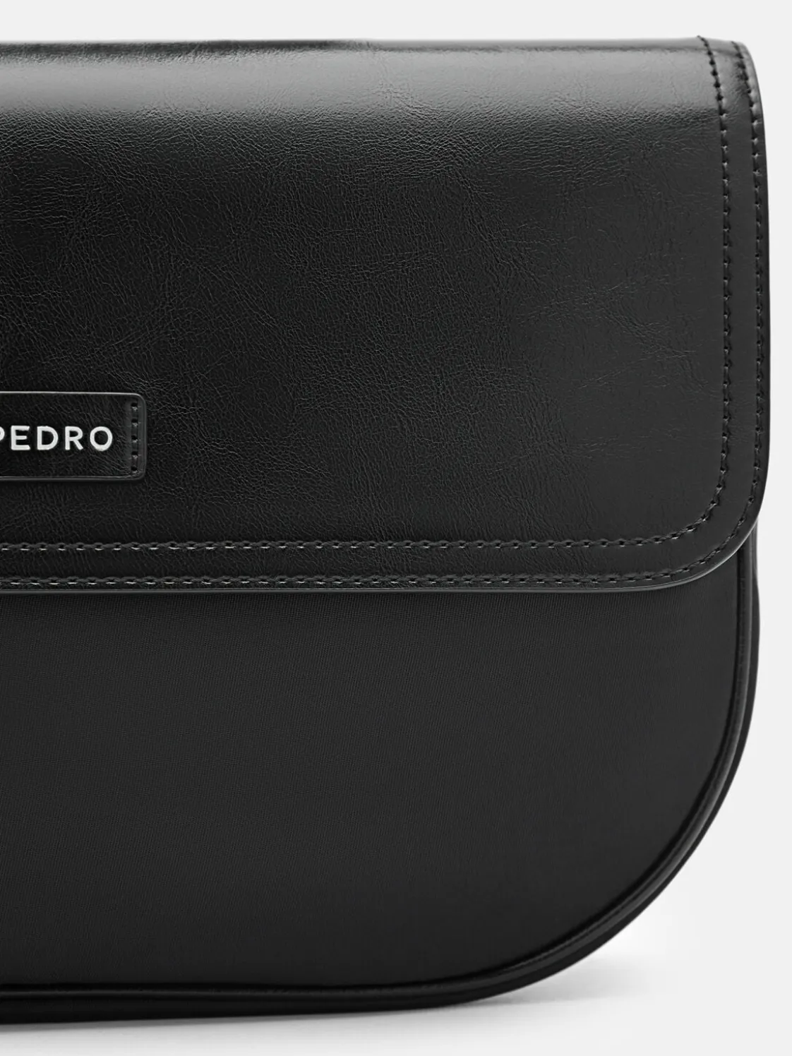 Nylon Crossbody Pouch - Black
