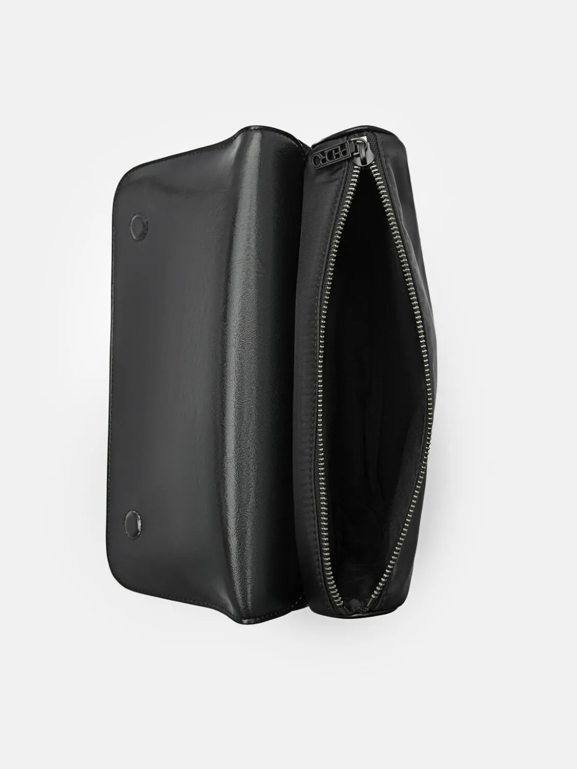 Nylon Crossbody Pouch - Black