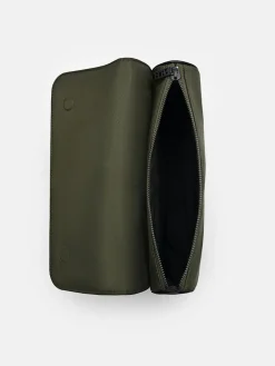 Nylon Crossbody Pouch - Military Green