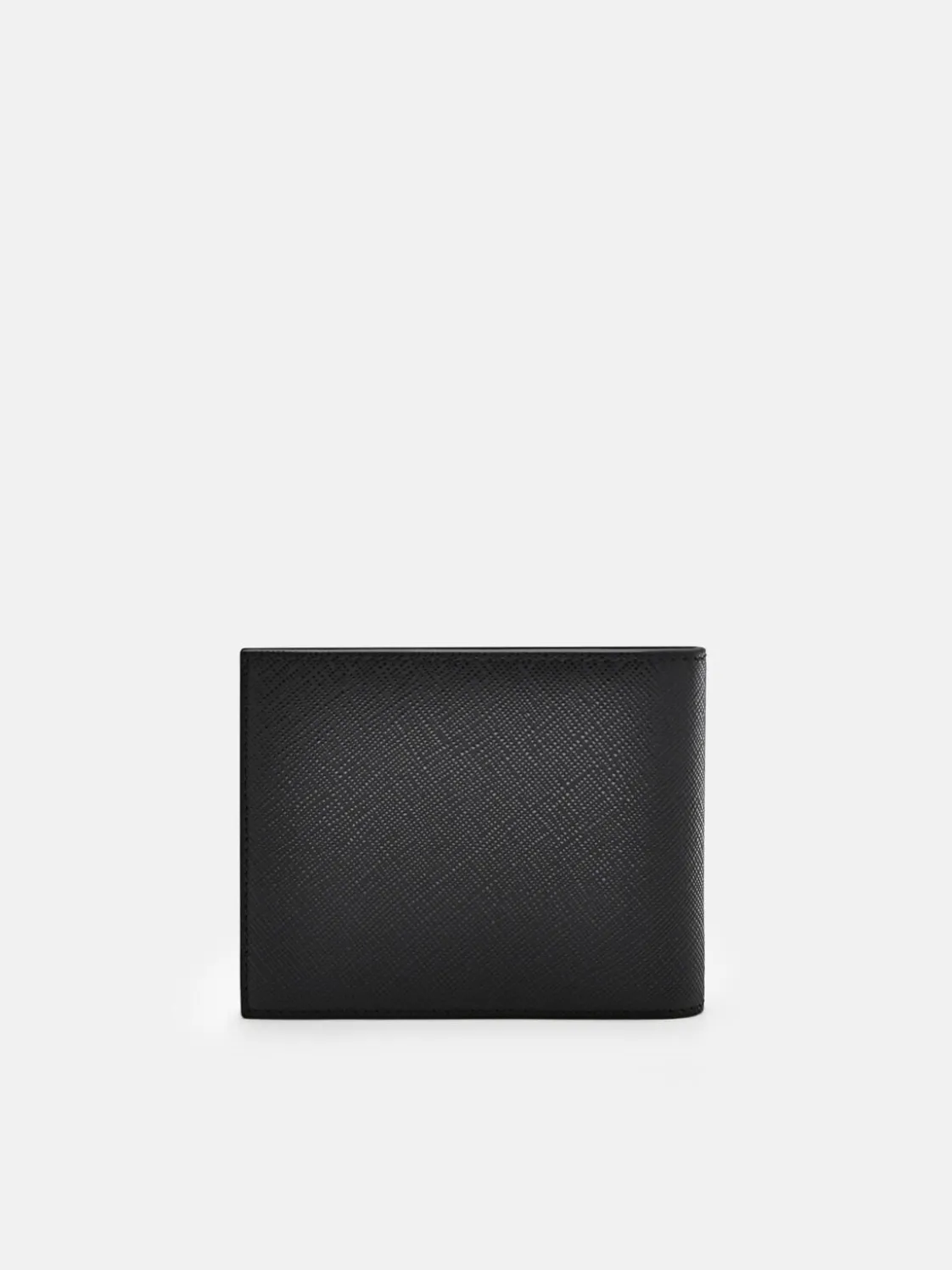 Oliver Leather Bi-Fold Wallet with Insert - Black