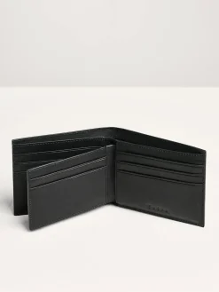 Oliver Leather Bi-Fold Wallet with Insert - Black