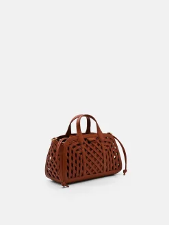 Orion Woven Tote Bag - Brick