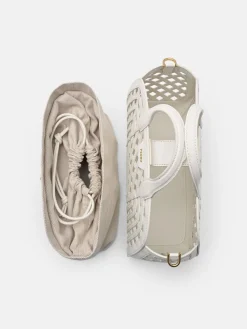Orion Woven Tote Bag - Chalk