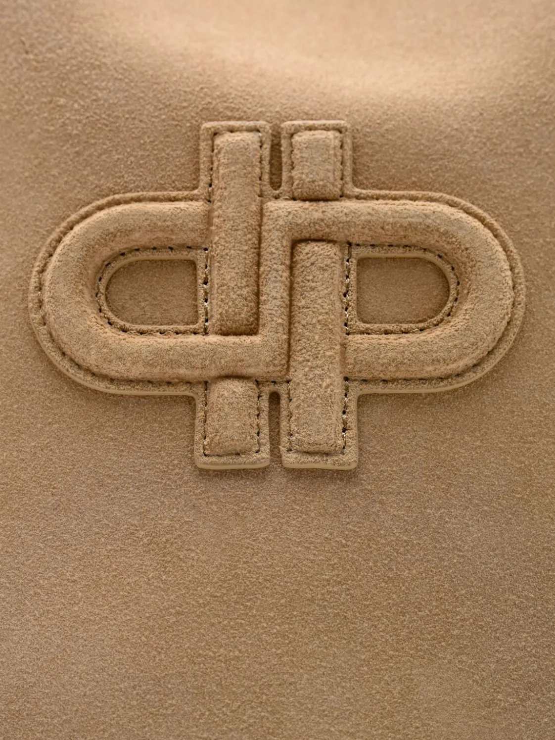 Oversized Suede Shoulder Bag - Multi
